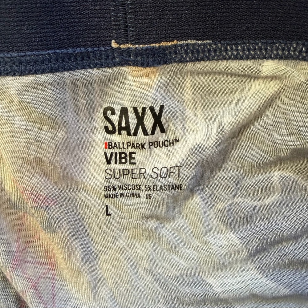 Saxx Vibe 10x Pairs of Boxer Briefs Assorted Prints Underwear Sz L - Picture 8 of 9